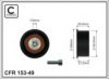 CAFFARO 153-49 Deflection/Guide Pulley, timing belt